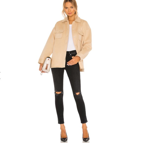 Worn Once! LOVERS + FRIENDS ‘Belted Utility Fleece’ Jacket - Picture 5 of 14